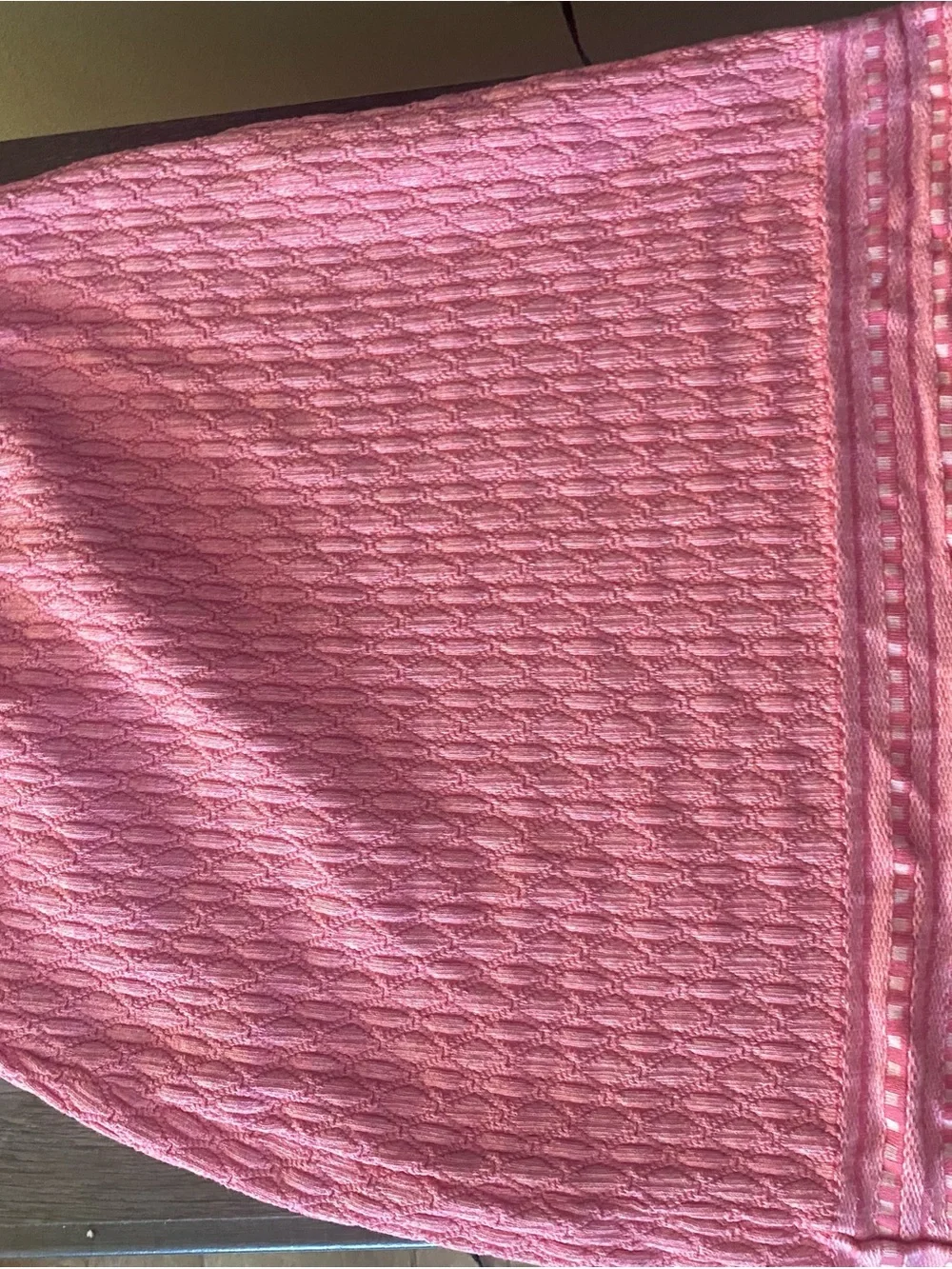 Nanette Lepore Bubblegum Pink Cable Knit Midi Skirt Size Medium